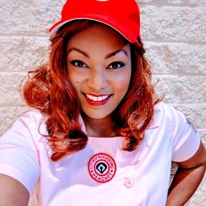 Adult L A league of their own Rockford Peach costu